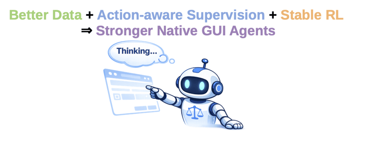 GUI-Libra: Training Native GUI Agents to Reason and Act with Action-aware Supervision and Partially Verifiable RL teaser